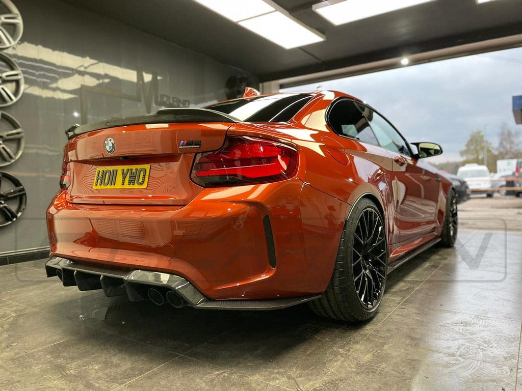BMW M2 / M2C F87 Carbon Fibre Diffuser - V3 - view 2