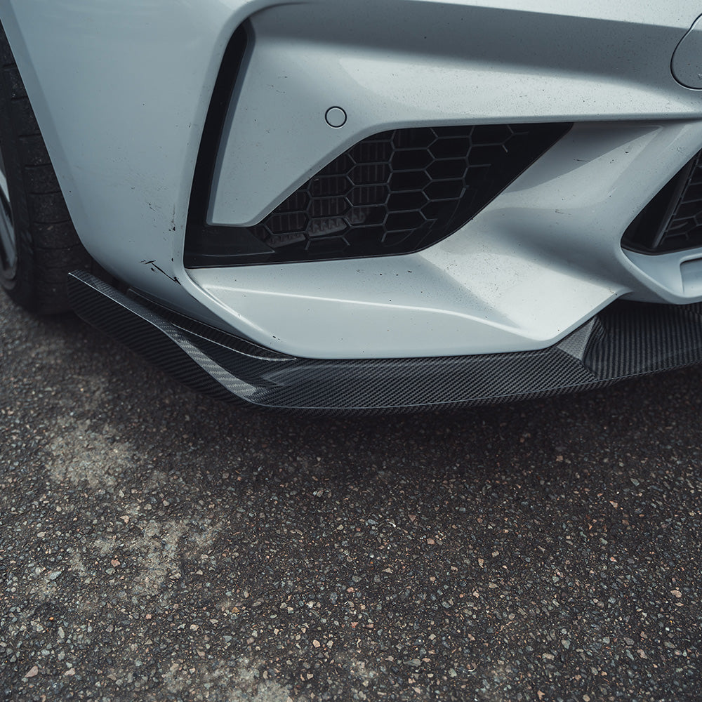BMW M2C F87 2016-2021 Carbon Fibre Splitter - V2 - view 7