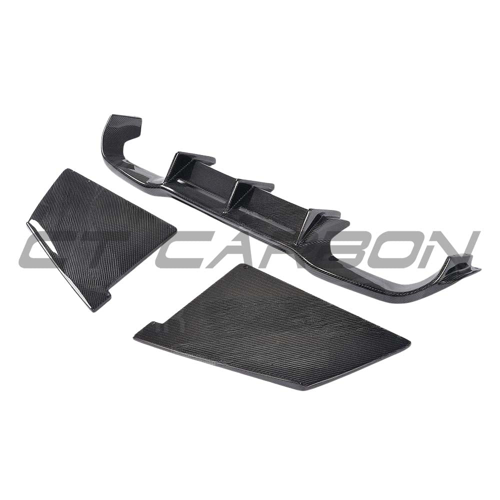 BMW M2/M2C F87 Carbon Fibre Diffuser - V4 - view 7