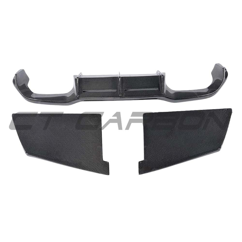 BMW M2/M2C F87 Carbon Fibre Diffuser - V4 - view 14