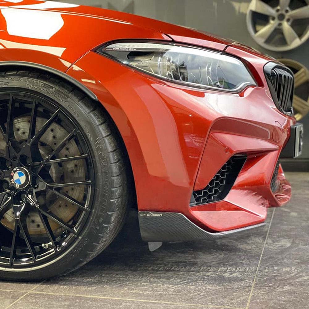 BMW M2/M2C F87 Carbon Fibre Splitters - V1 - view 4