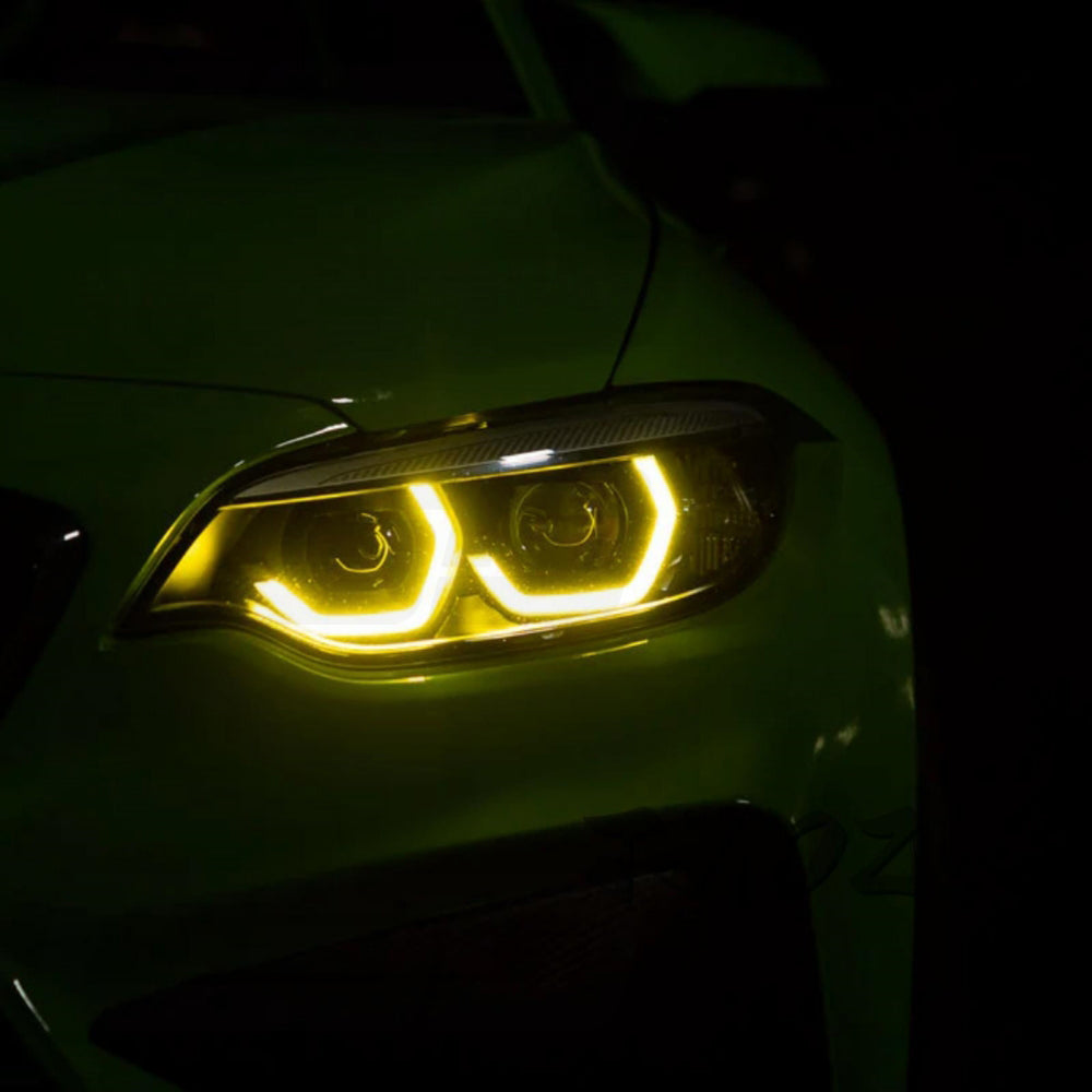 BMW M2/M2C F87 LCI Yellow Adaptive Drl Module Set (2018-2021) - view 2