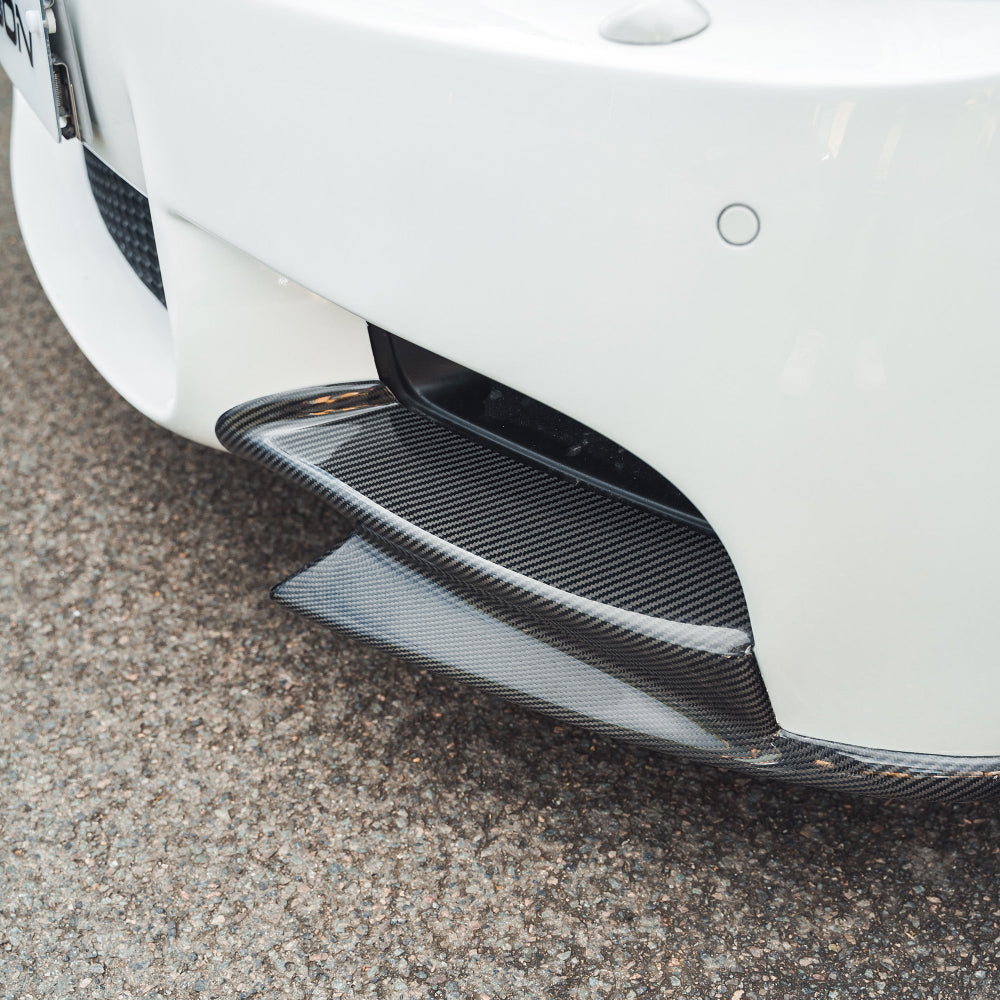 BMW M3 E92/E90 Carbon Front Canard Splitters - view 4