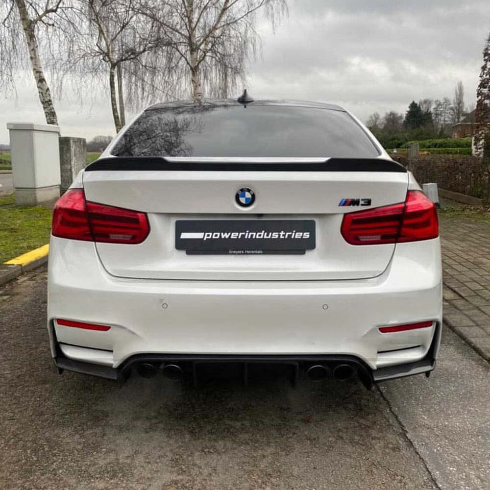 BMW M3 F80 & F30 3 Series Carbon Fibre Spoiler - V2 - view 4