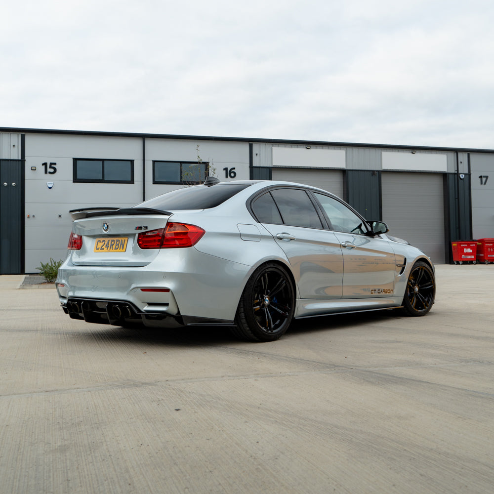 BMW M3 F80 & F30 3 Series Pre-preg Carbon Fibre Spoiler - V2 - view 2