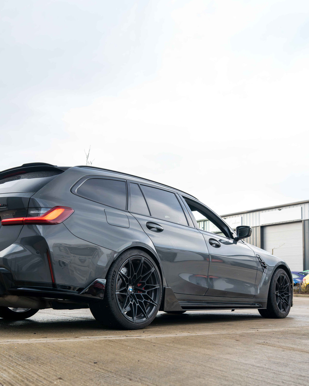 BMW M3 G80 & G81 Gloss Black Side Skirts - V1 - view 2