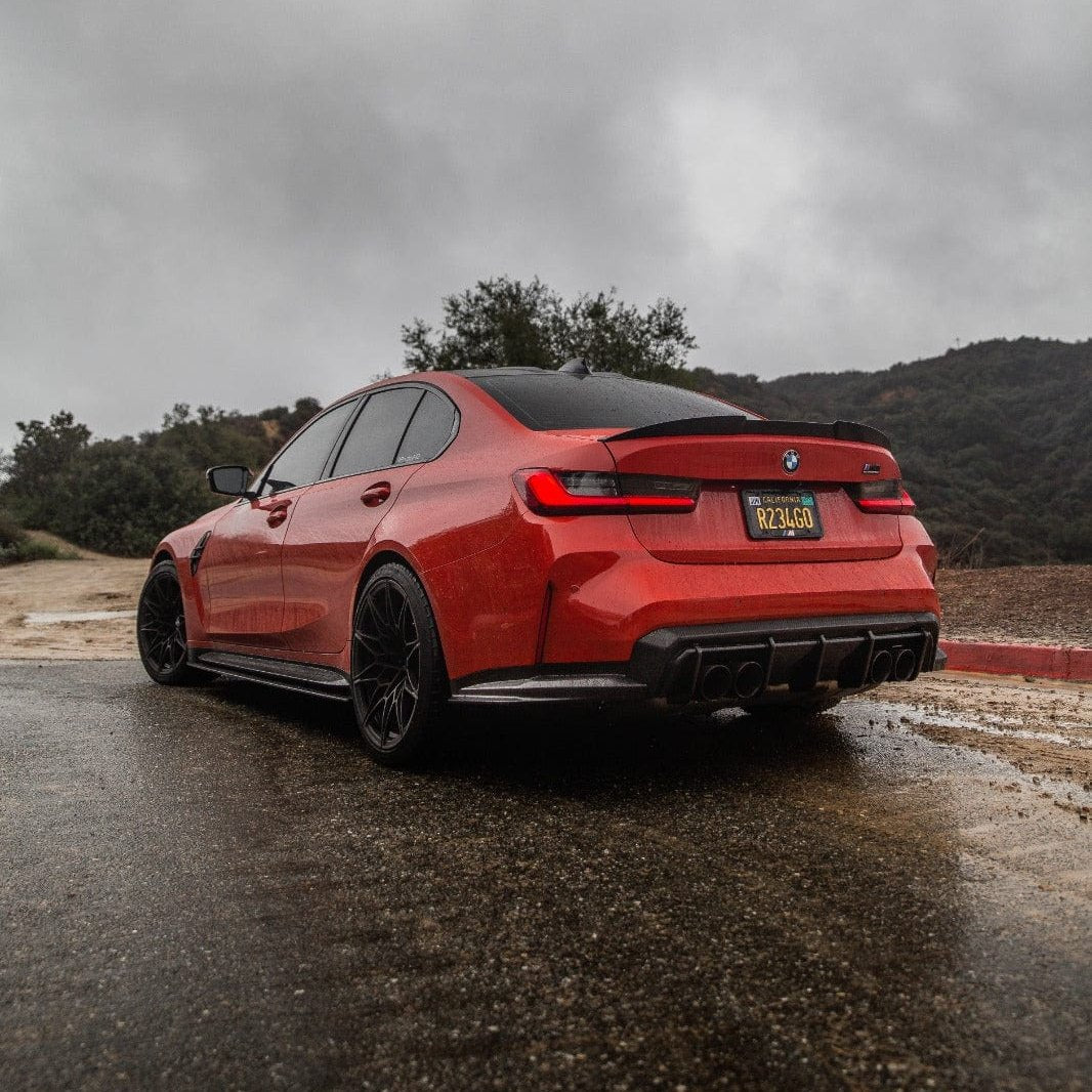 BMW M3 G80/G81 Carbon Fibre Diffuser - V1 - CT Design - view 4
