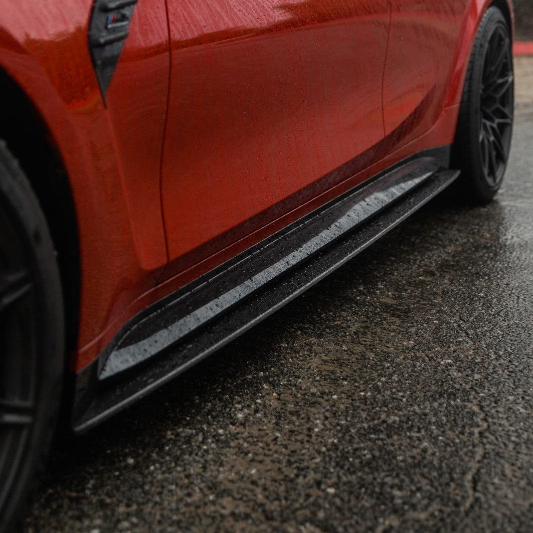 BMW M3 G80/G81 Carbon Fibre Side Skirt Replacement & Extension - CT Design - view 3