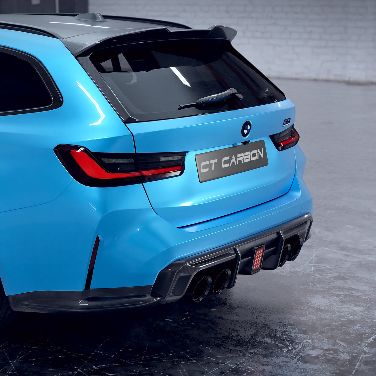 BMW M3 G81/G21 3 Series Carbon Fibre Spoiler - V1 - CT Design - view 13