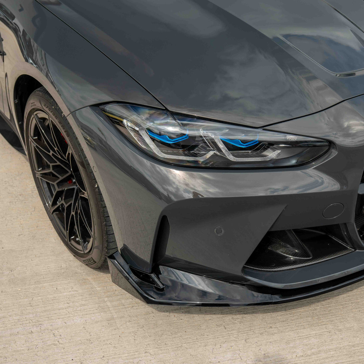 BMW M3 & M4 G80/G81/G82/G83 Gloss Black Splitter - V1 - view 7