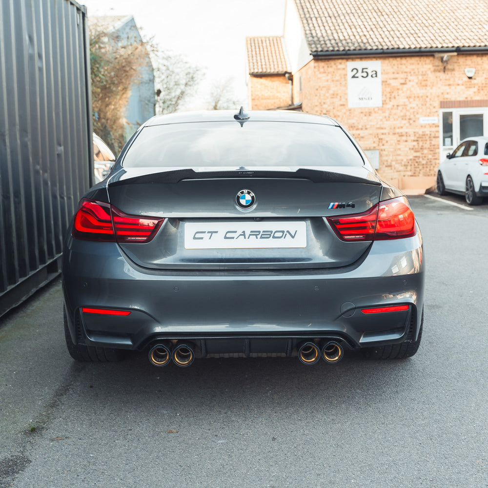 BMW M3/M4 F80/F82/F83 Carbon Fibre Diffuser - V1 - view 4