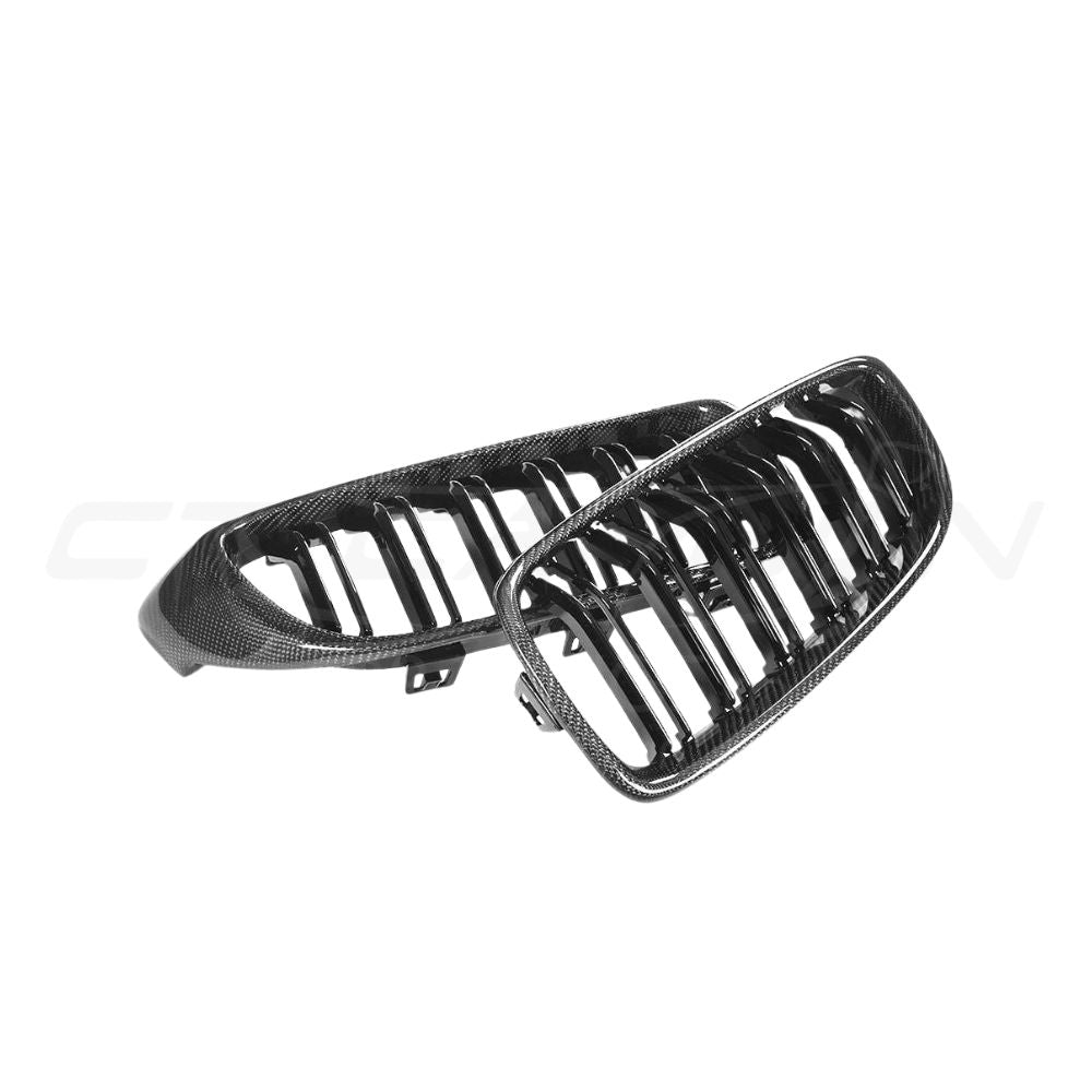 BMW M3/M4 F80/F82/F83 Carbon Fibre Front Grilles - view 10
