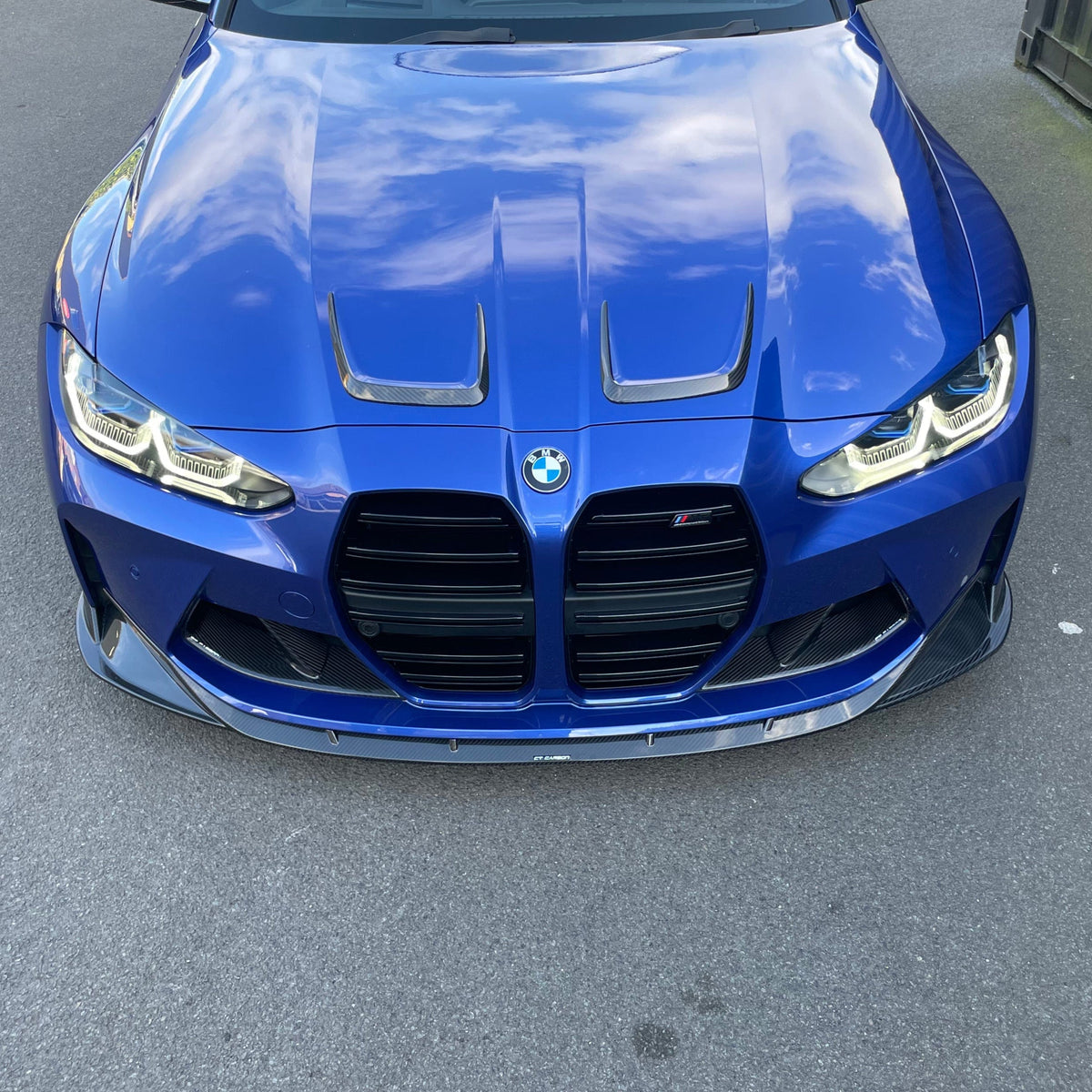 BMW M3/M4 (G80 G81 G82 G83) Carbon Fibre Bonnet Hood Trims - view 4