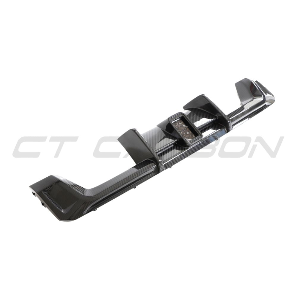 BMW M3/M4 G80/G81/G82/G83 Carbon Fibre Diffuser With Led - V3 - CT Design - view 8