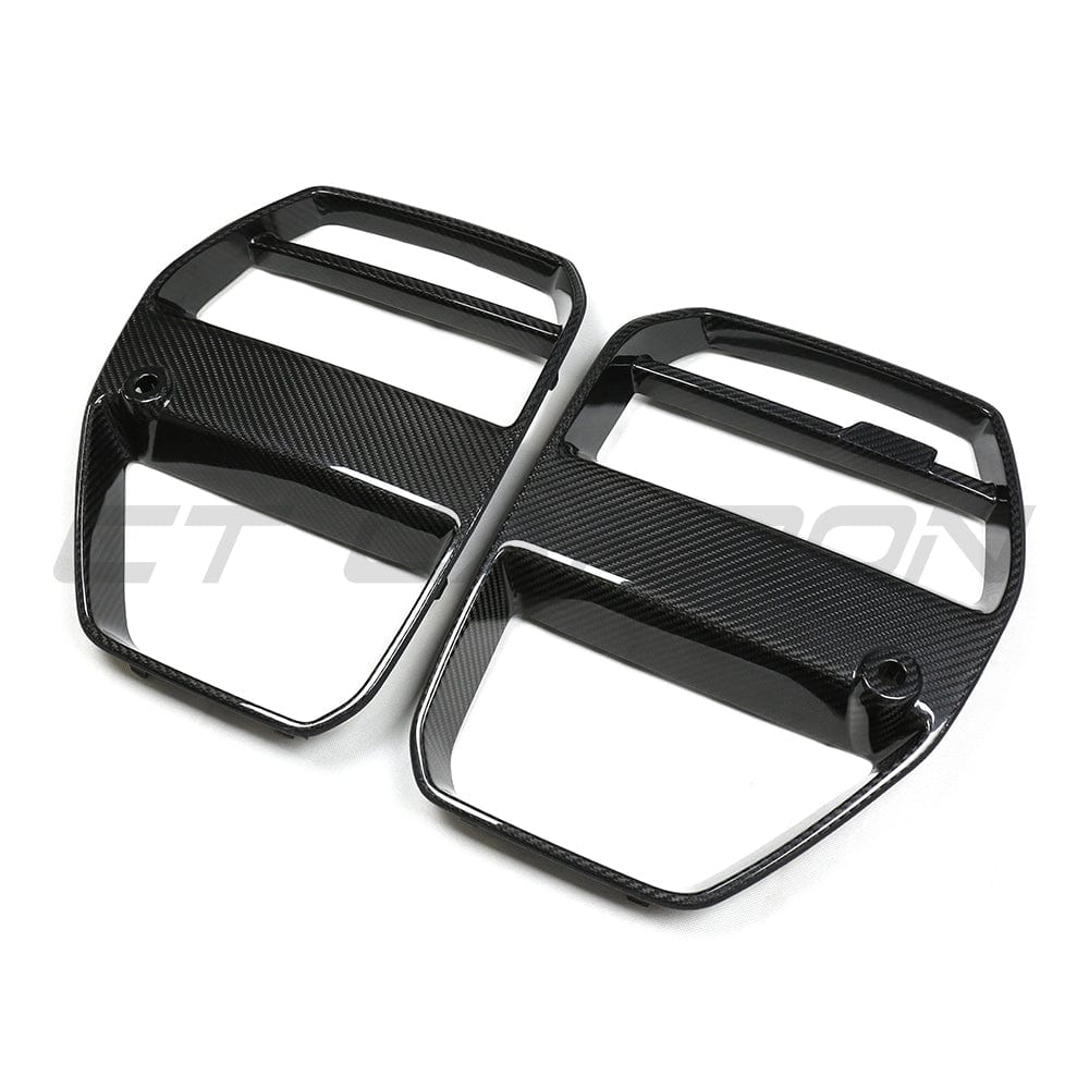 BMW M3/M4 G80/G81/G82/G83 Carbon Fibre Grille - With Acc - V1 - view 8