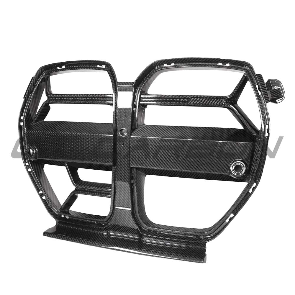 BMW M3/M4 G80/G81/G82/G83 Carbon Fibre Grille - With Acc - V2 - view 4