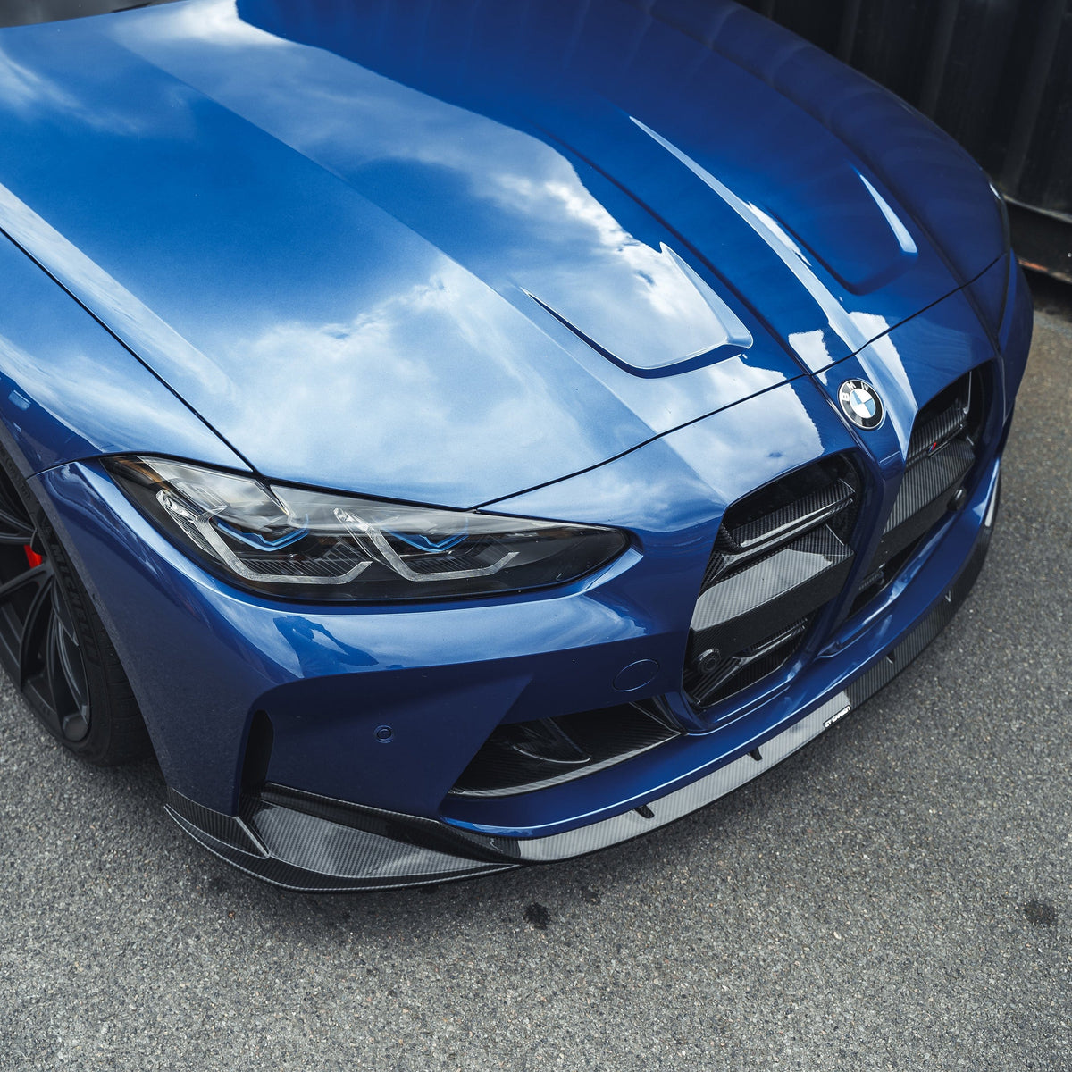 BMW M3/M4 G80/G81/G82/G83 Carbon Fibre Splitter - V2 - CT Design - view 9