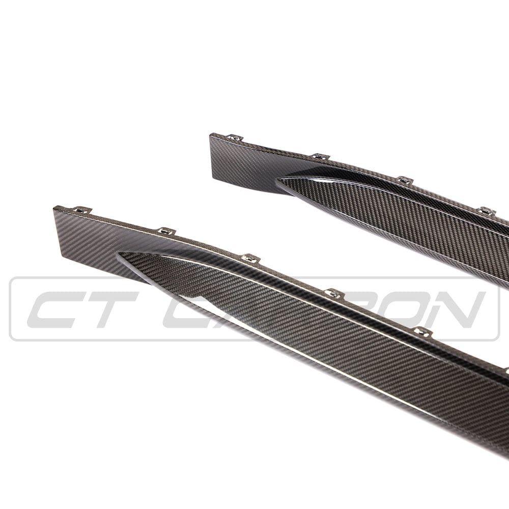 BMW M4 G82/G83 Carbon Fibre Side Skirt Replacement V1 - CT Design - view 6