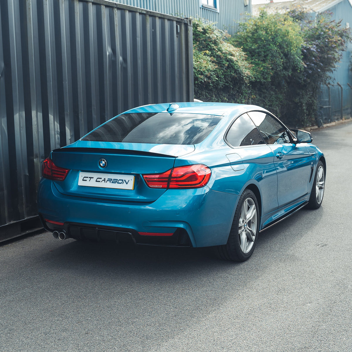 BMW 4 Series 2013-2020 F32 Gloss Black Full Kit (twin Exhaust) - V2 - view 3