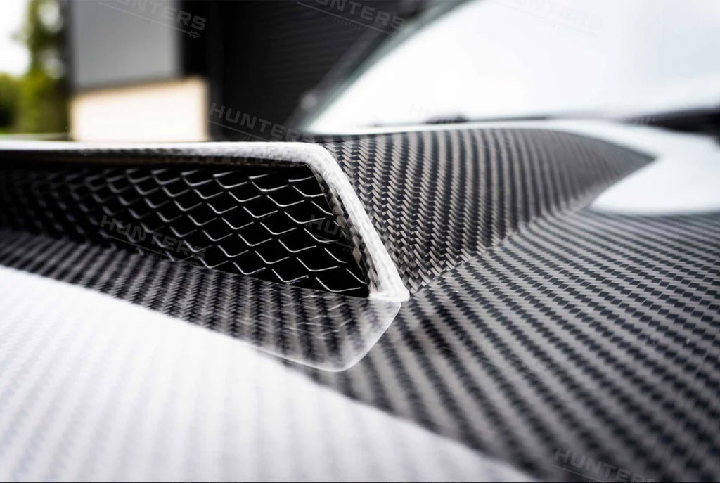 Defender L663 Carbon Fibre Bull Nose Bonnet - view 6