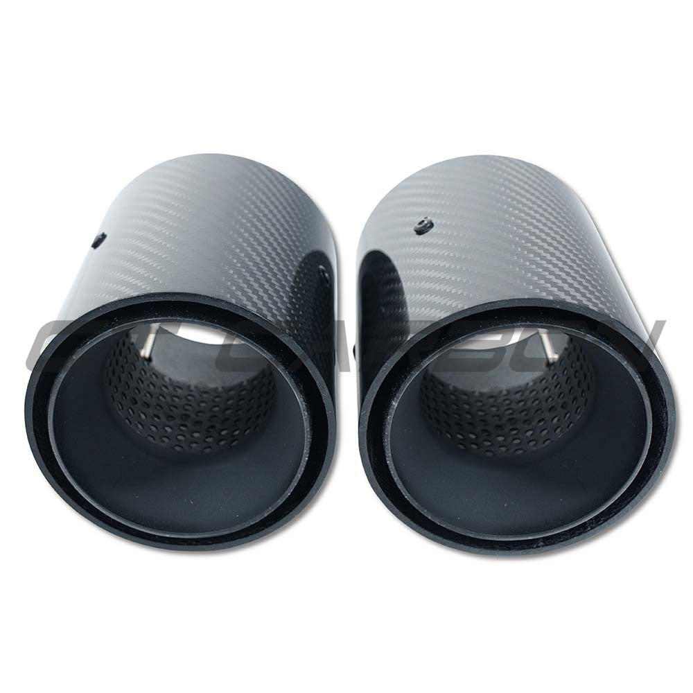 BMW F40/F44 M135I & M235I Carbon Fibre Exhaust Tips - Matte Black (set Of 2) - view 4