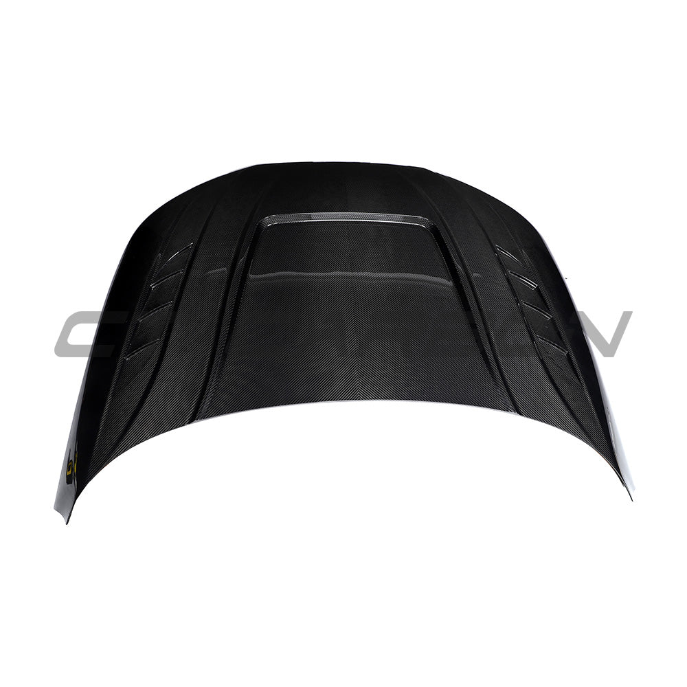Audi A4/S4/RS4 B9/B9.5 2016-2024 Carbon Fibre Bonnet/hood - view 2