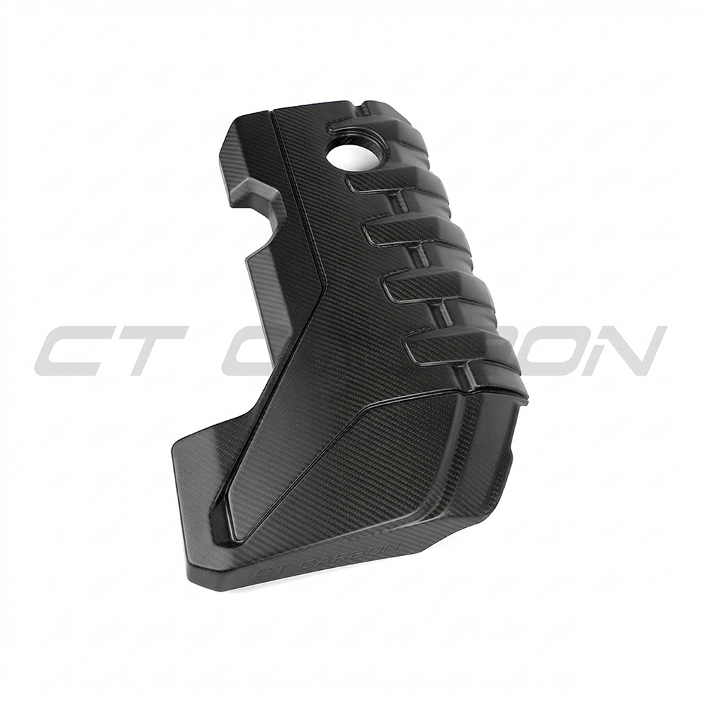 Audi RS3 8Y 2020+ Matte Carbon Fibre Engine Cover - CT Design - view 6