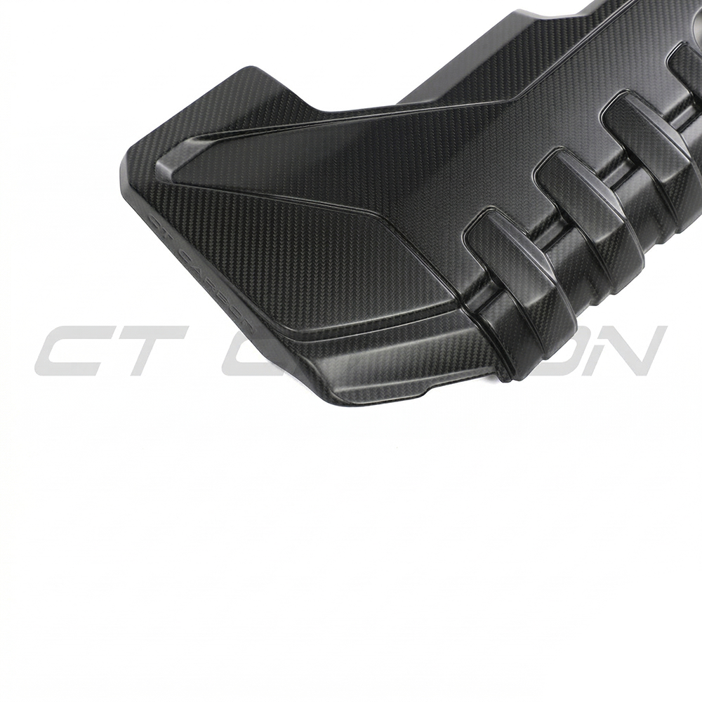 Audi RS3 8Y 2020+ Matte Carbon Fibre Engine Cover - CT Design - view 8
