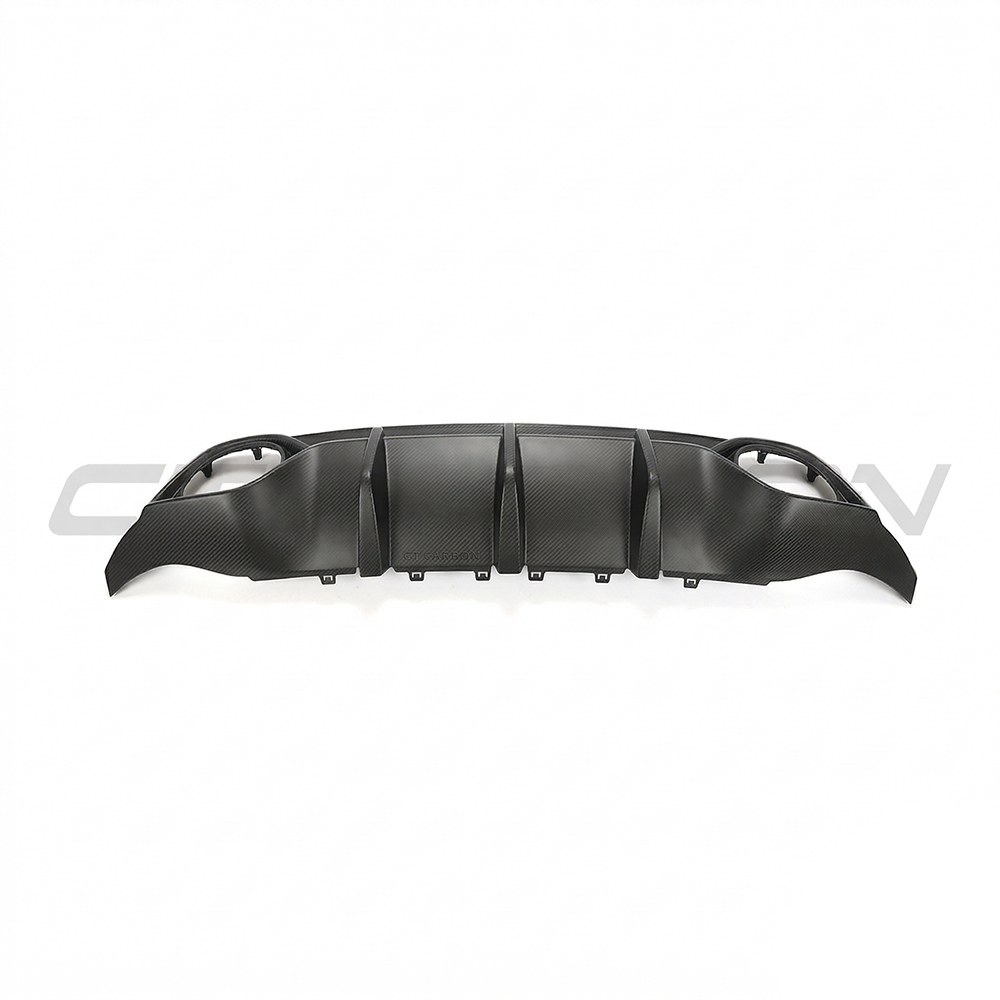 Audi RS3 8Y 2022-2024 Sportback Matte Carbon Fibre Diffuser - V1 - CT Design - view 4