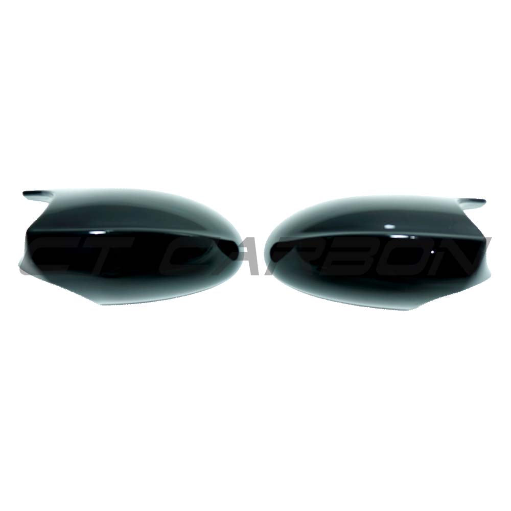 BMW 1 & 3 Series E82/E83/E87/E88/E90/E91/E92/E93 2011-2013 LCI Gloss Black Mirrors - view 2