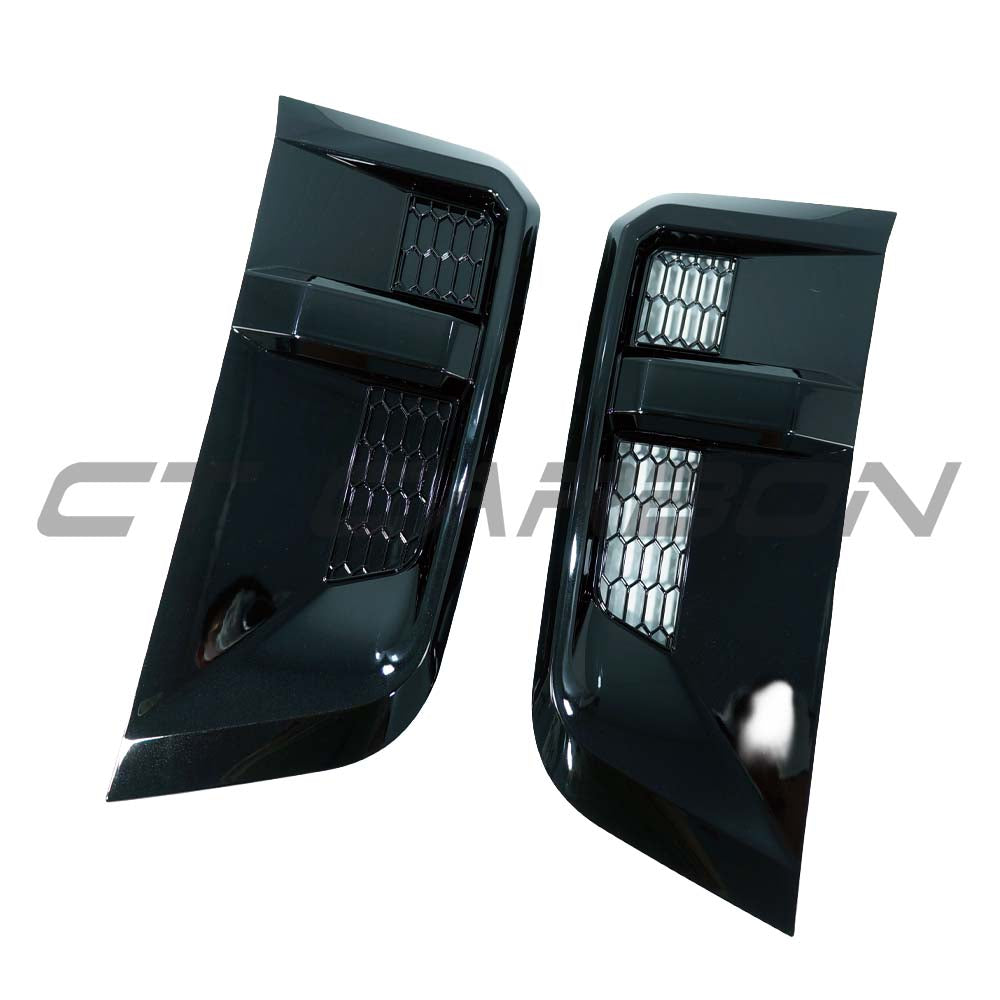 Defender 90/110/130 L663 2020+ Gloss Black Wing/fender Vents - V1 - view 2
