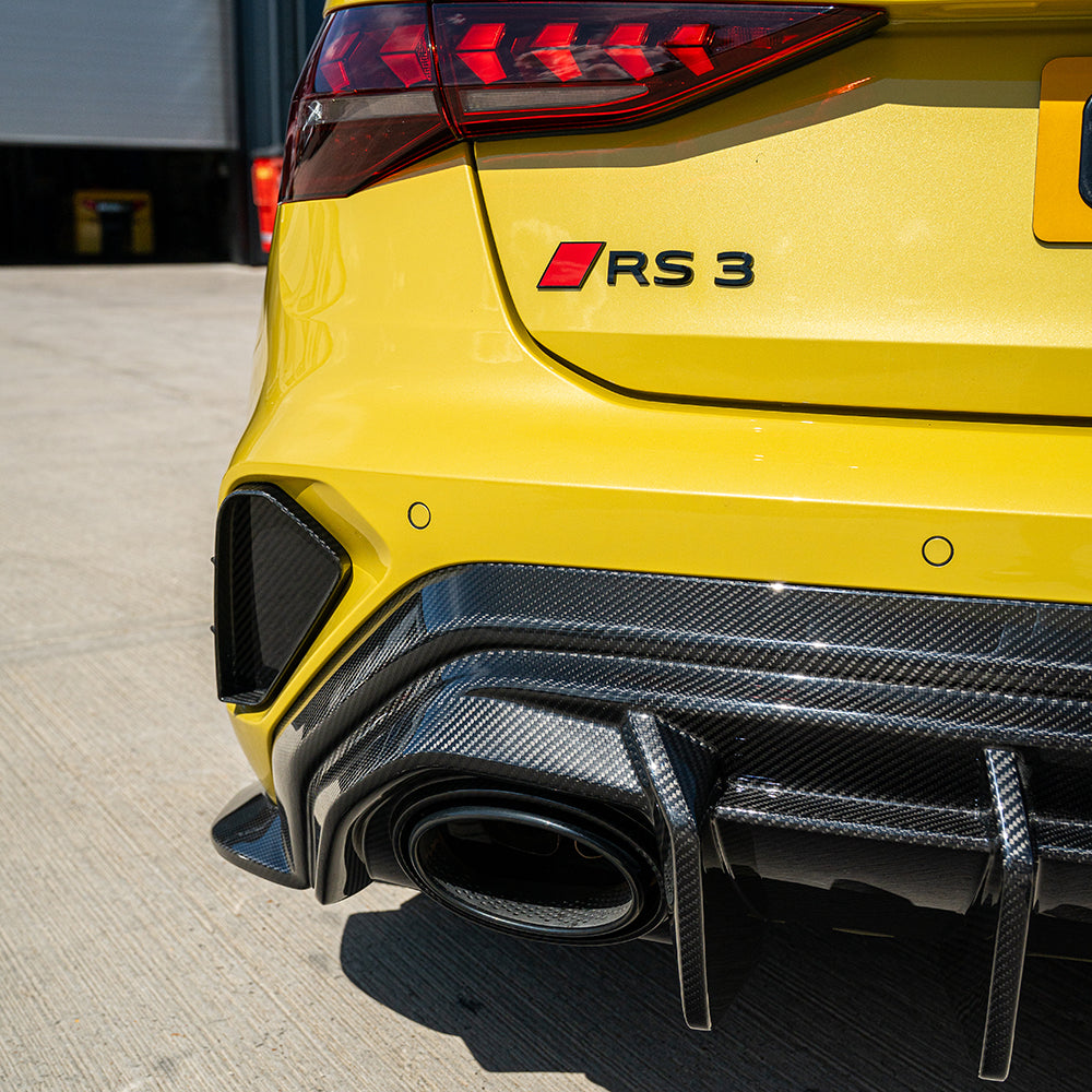 Audi RS3 8Y 2025+ Carbon Fibre Rear Reflector Delete - CT Design - view 5