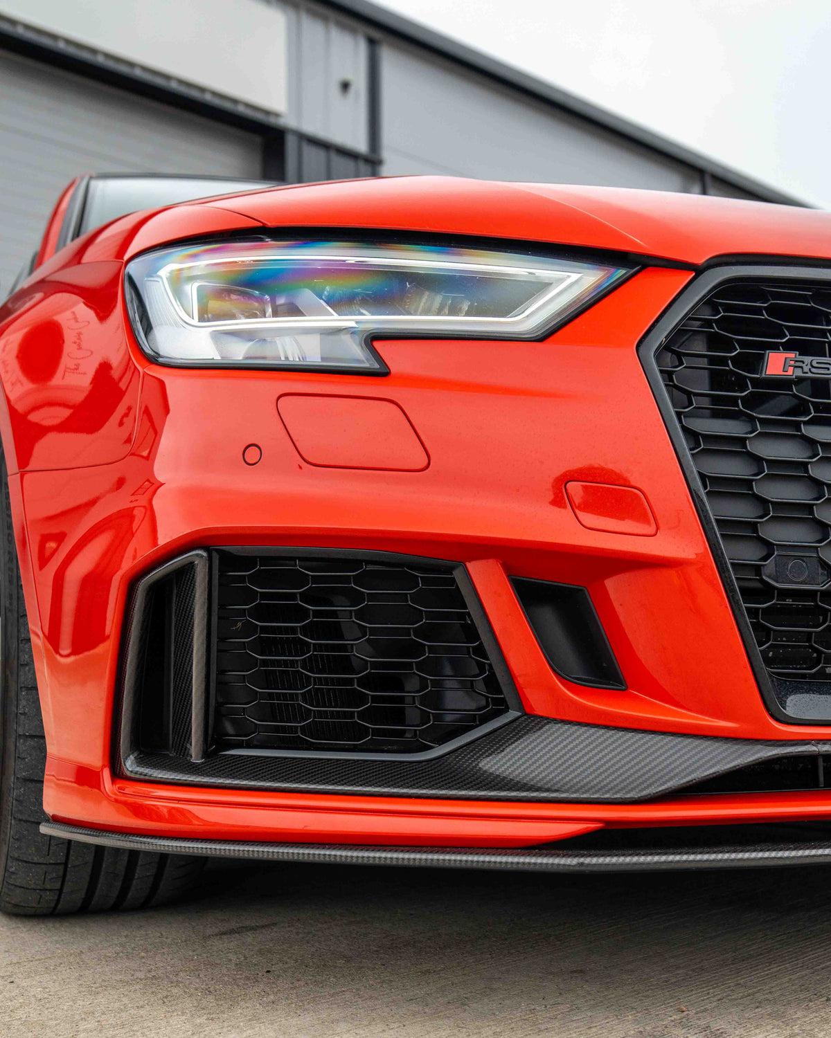 Audi RS3 8V Saloon Carbon Fibre Splitter V1 - view 8