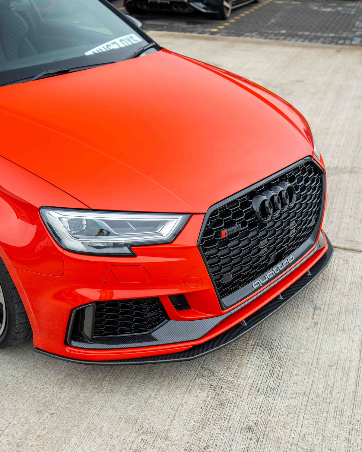 Audi RS3 8V Facelift Carbon Fibre Bumper Trim - view 8