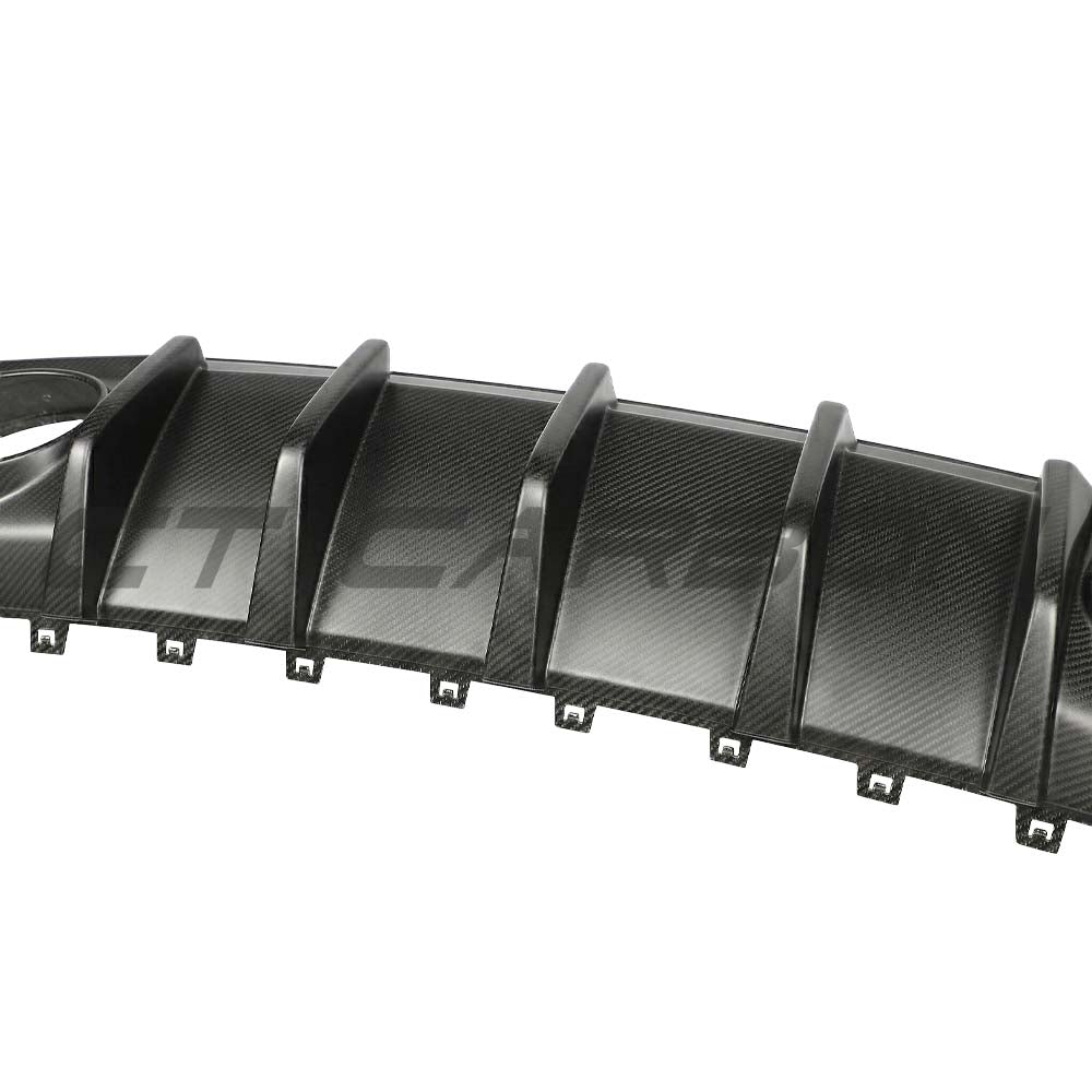 Audi RS3 8Y 2025+ Saloon Matte Carbon Fibre Diffuser - V1 - CT Design - view 5