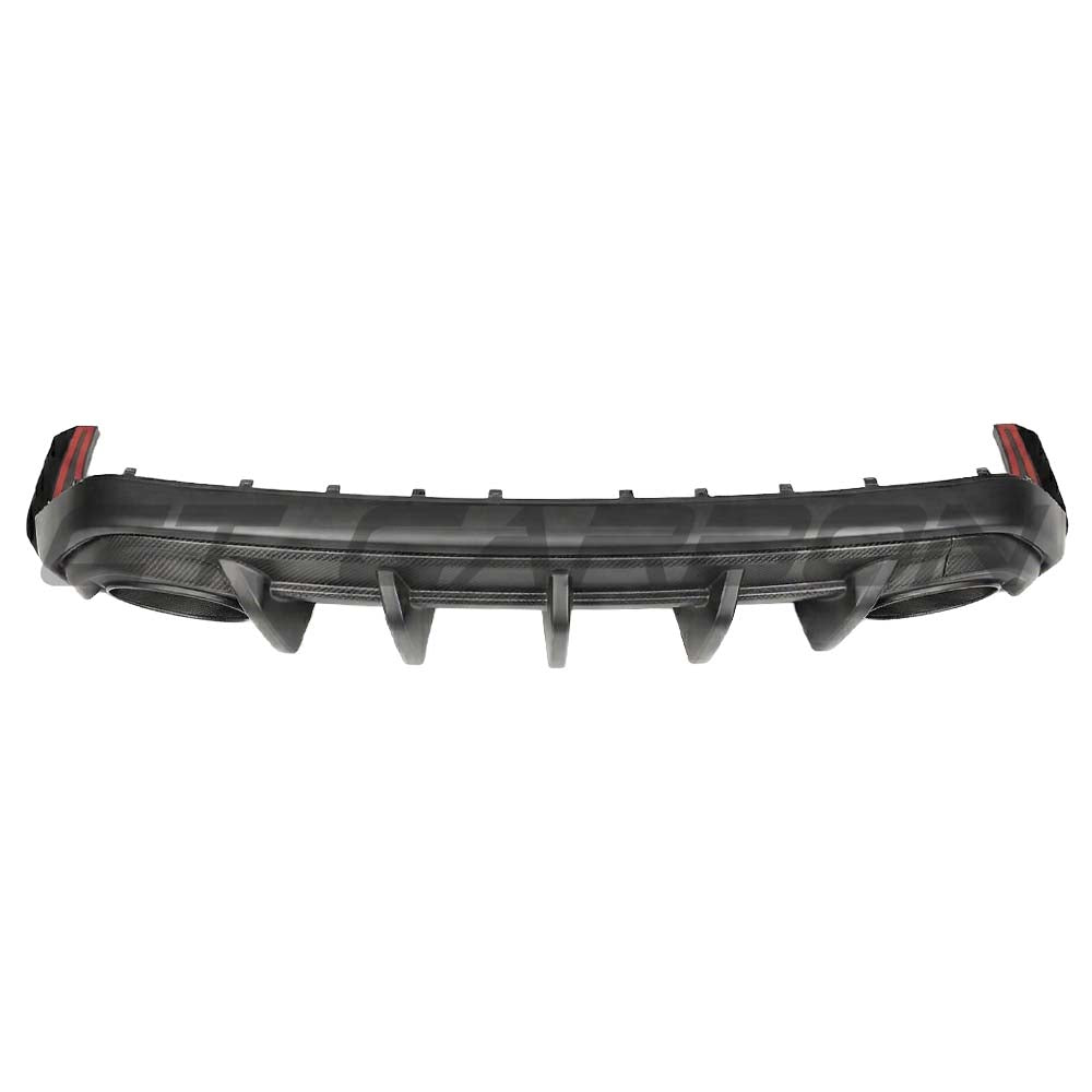 Audi RS3 8Y 2025+ Saloon Matte Carbon Fibre Diffuser - V1 - CT Design - view 4