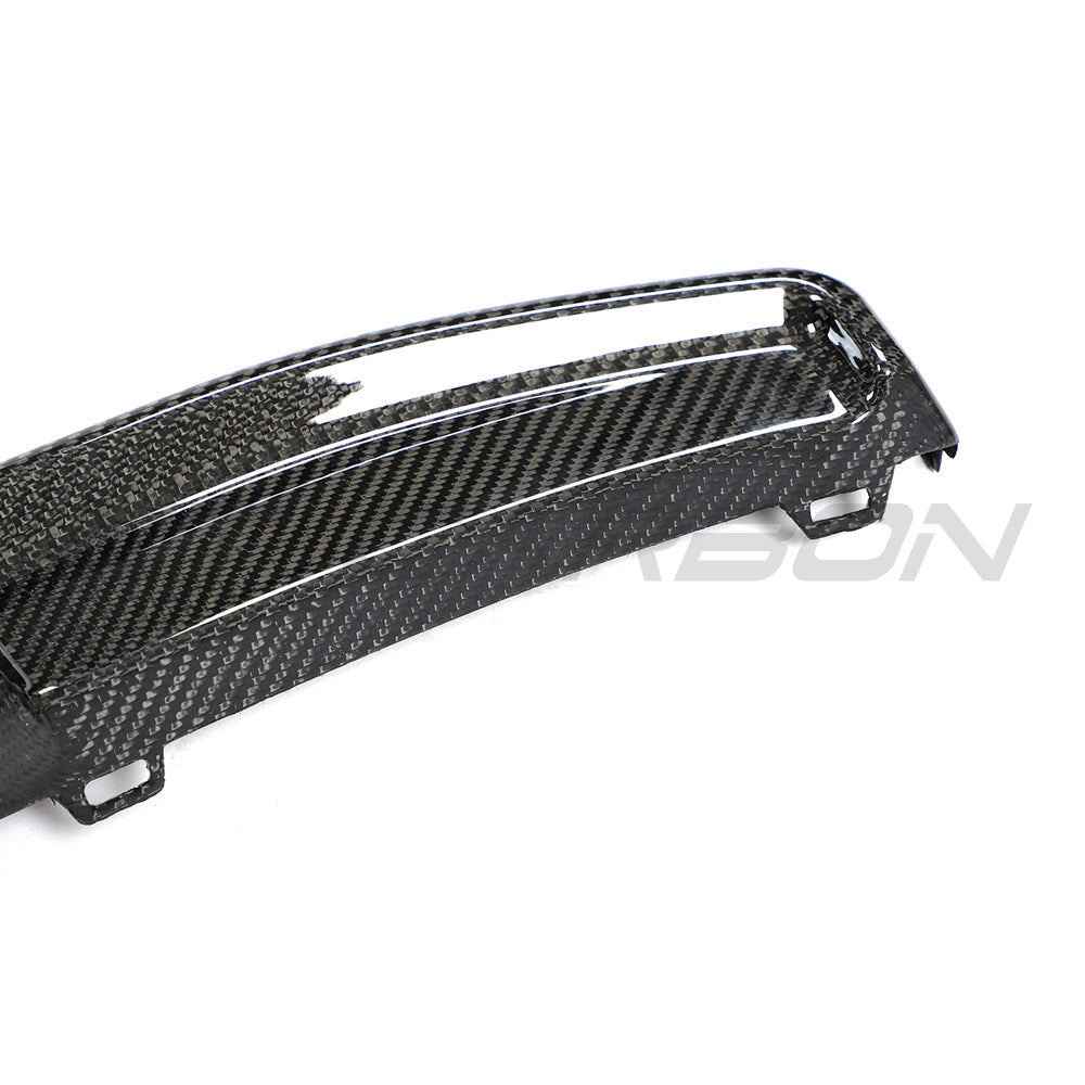 BMW G22/G23 4 Series 2020-2024 Pre-lci Carbon Fibre Diffuser - Lower - V3 - view 6