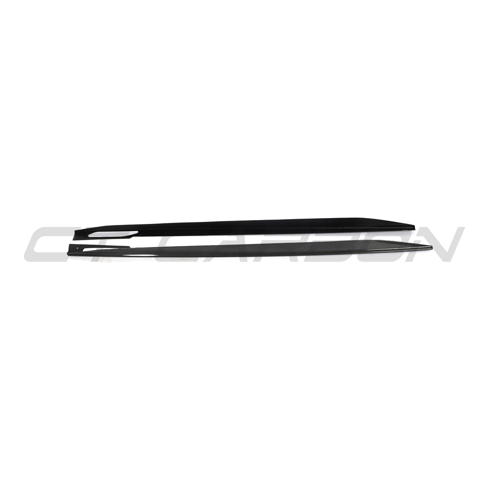 BMW 4 Series 2020+ G26 & I4 Carbon Fibre Side Skirts - view 6