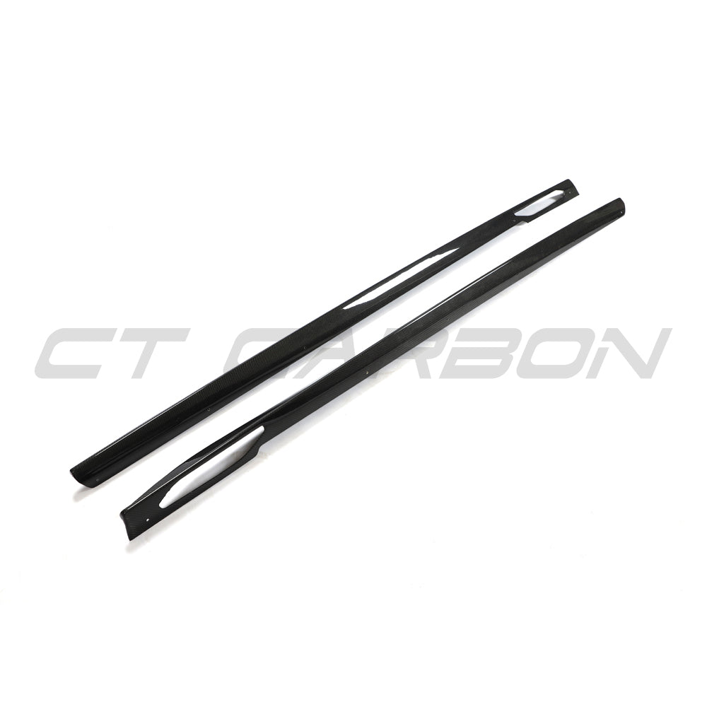 BMW 4 Series 2020+ G26 & I4 Carbon Fibre Side Skirts - view 10
