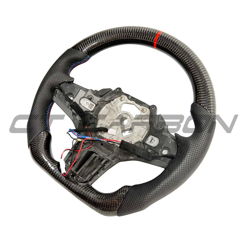 BMW Gxx Carbon Fibre/leather Flat Bottom Steering Wheel With Heating - view 3