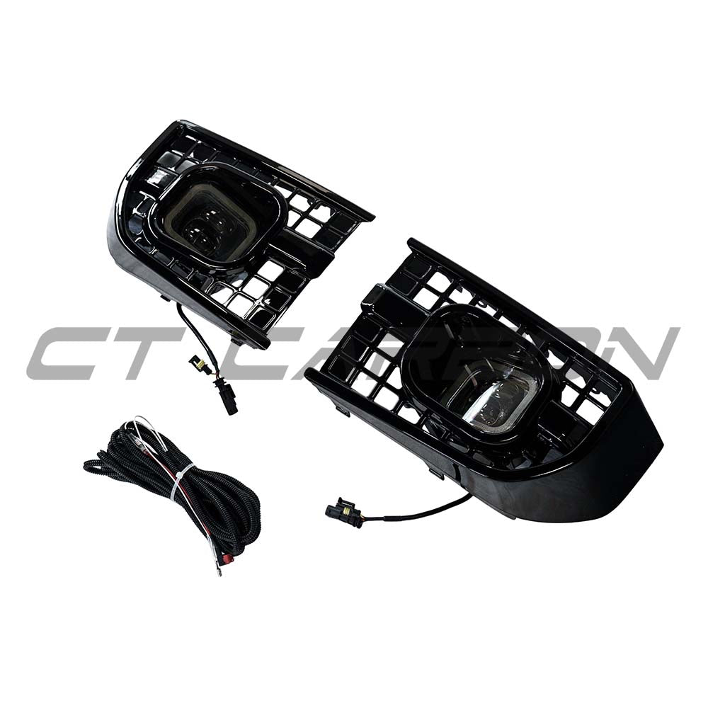 Defender 90/110/130 L663 2020+ Gloss Black Fog Lights - view 2