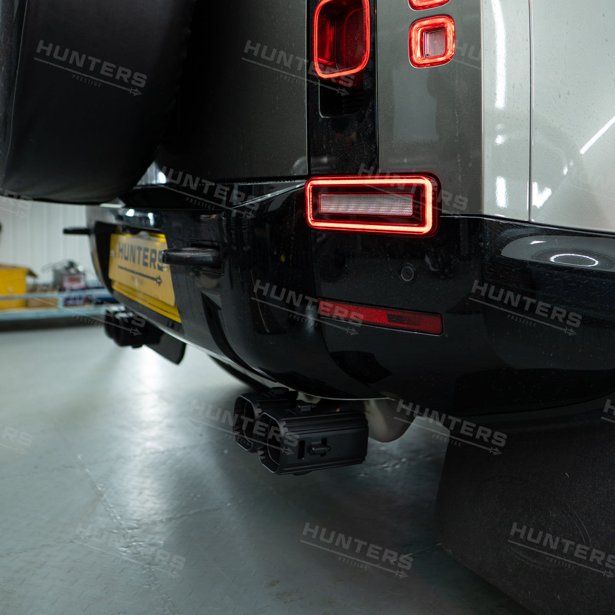 Defender L663 Hunters Exhaust Tips - view 3