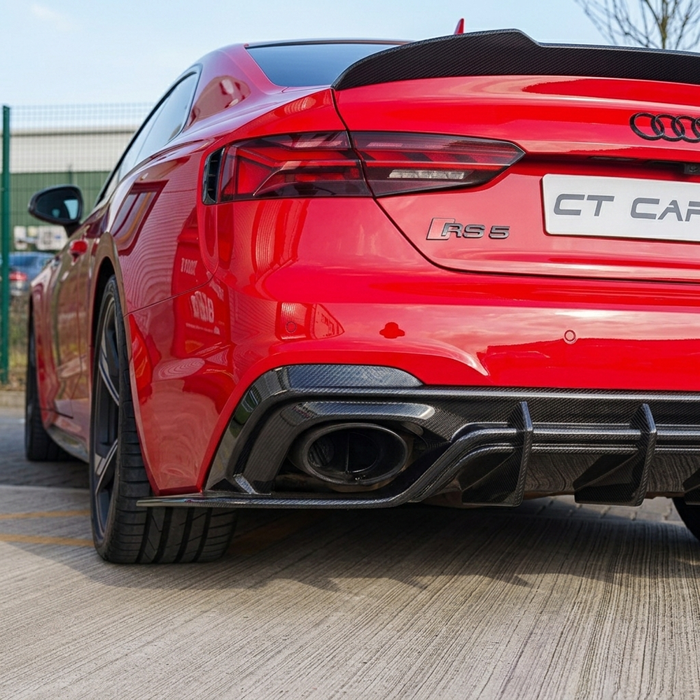 Audi RS5 B9.5 Sportback & Coupe 2020-2025 Carbon Fibre Diffuser - CT Design - view 6