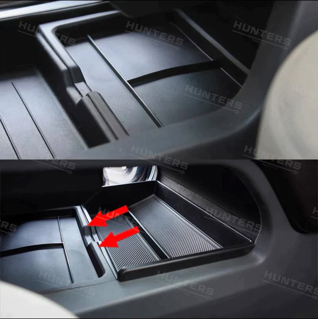 Defender L663 TPE Central Control Lower Storage Mat - view 2