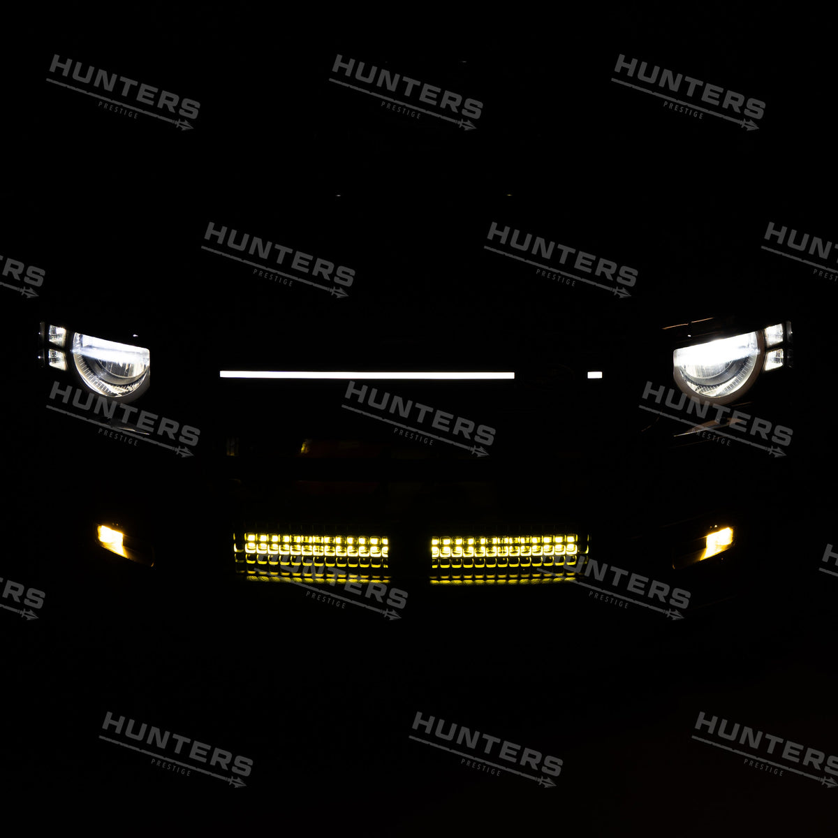 Defender L663 Integrated Lower Grill Light Bar - view 5