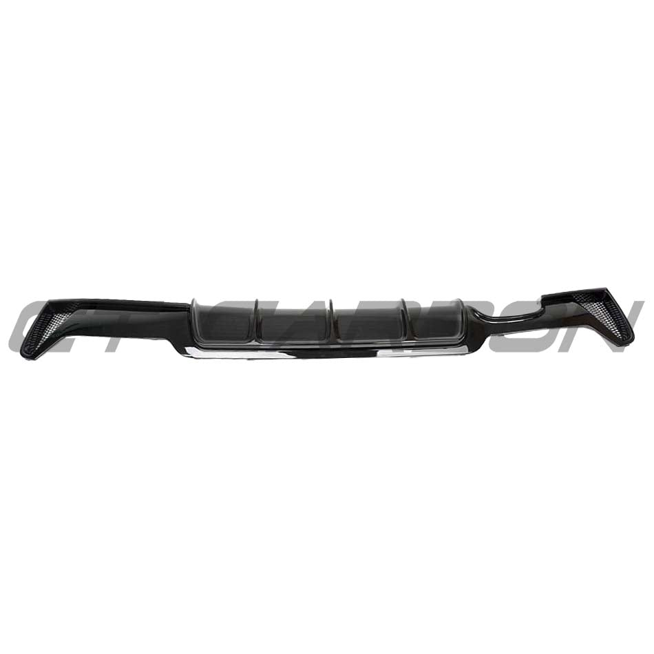 BMW 4 Series F32/F33/F36 Gloss Black Twin Left Exit Exhaust Diffuser - V2 - view 7