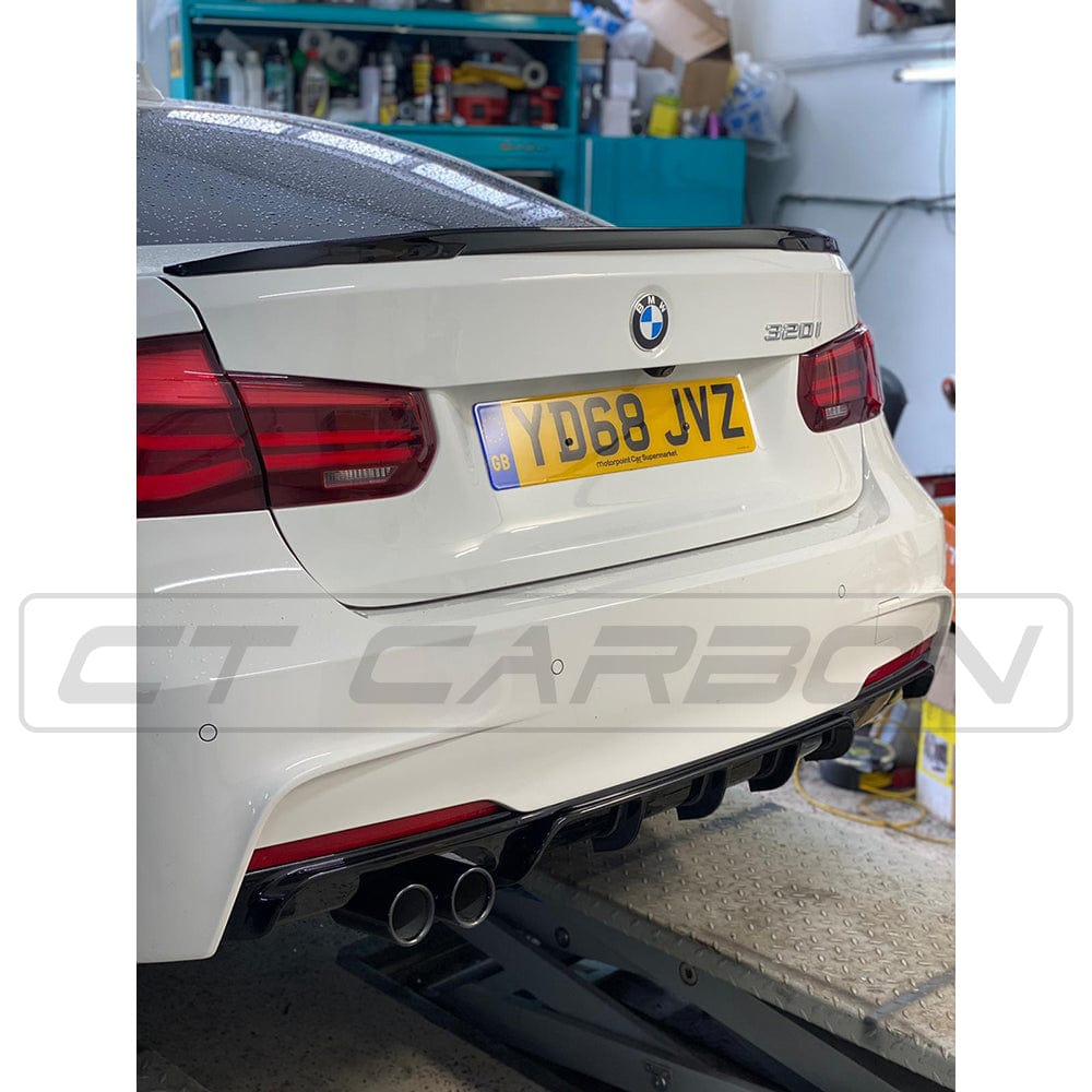 BMW 3 Series F30 Gloss Black Full Kit (twin Exhaust) - V1 - view 12