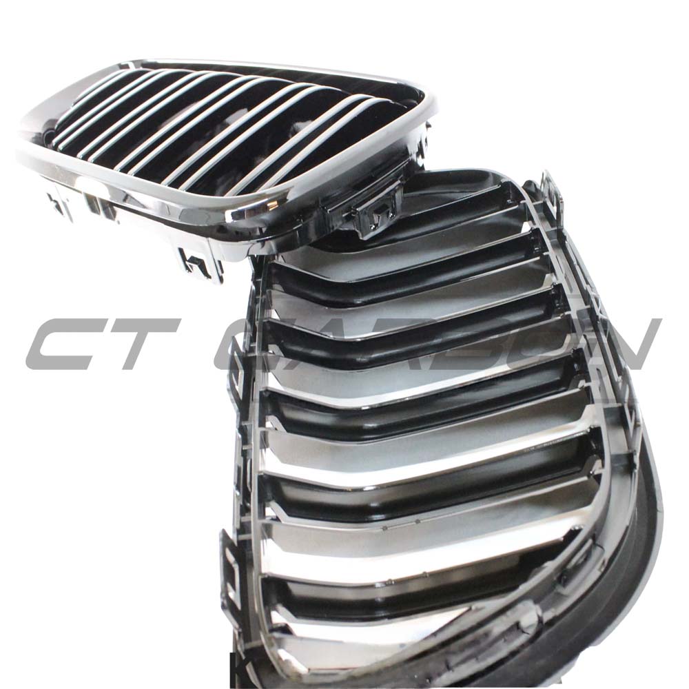BMW M2 F87 & F22 2 Series Double Slat Black Grilles - view 10