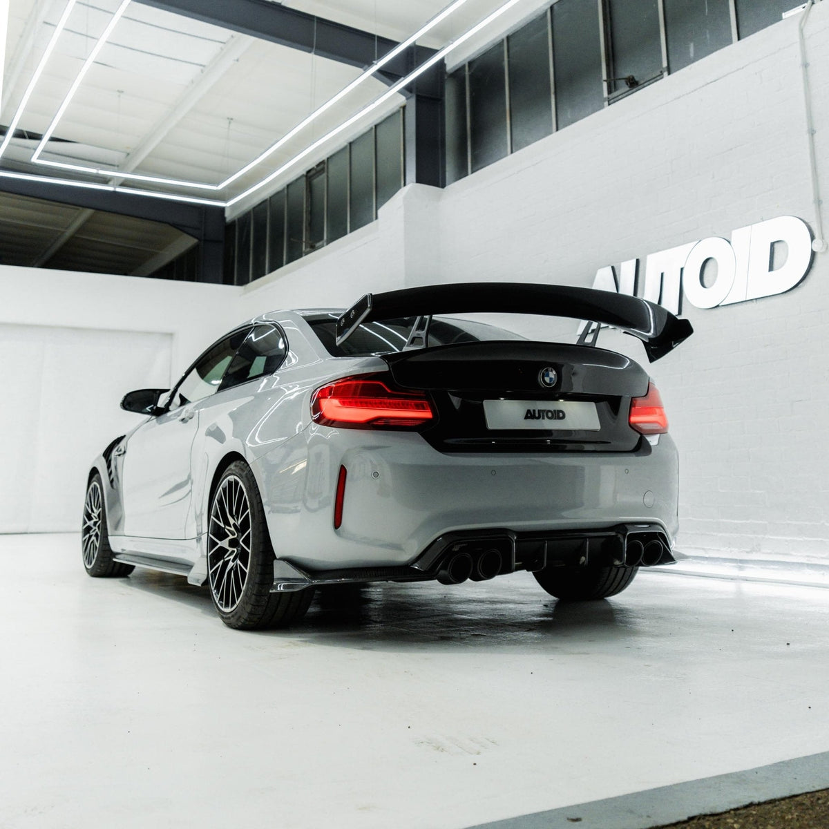 BMW 2 Series F22 & M2 F87 Pre-Preg Carbon Fibre AT-R1 Swan Neck Rear Wing by Adro (2014-2021) | Forge Automotive