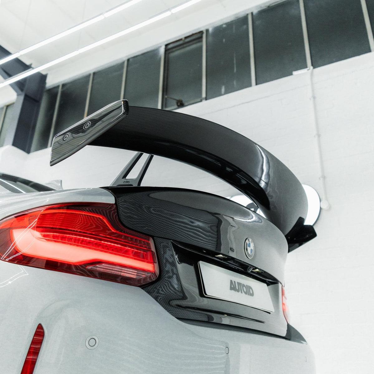 BMW 2 Series F22 & M2 F87 Pre-Preg Carbon Fibre AT-R1 Swan Neck Rear Wing by Adro (2014-2021) | Forge Automotive